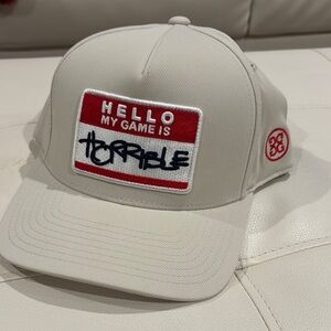 G/FORE Beige and Red Men's Hat